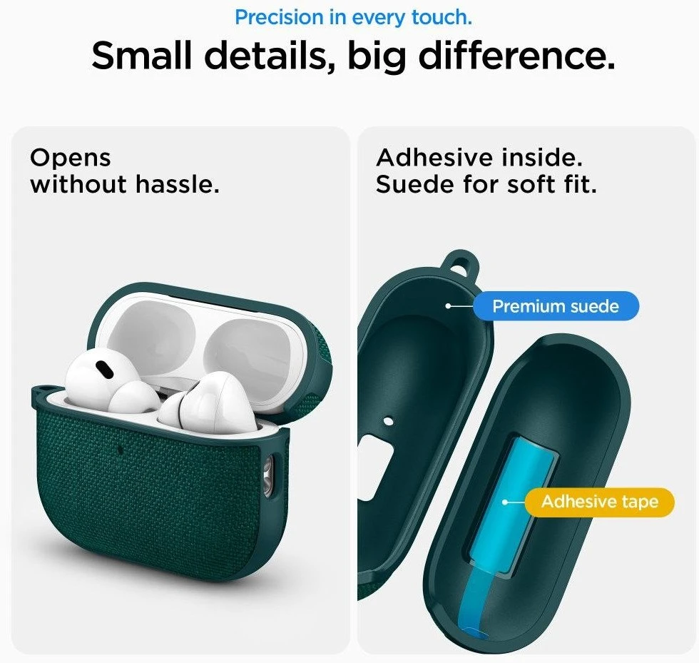 Spigen Urban Fit dėklas skirtas AirPods 3 – Žalias