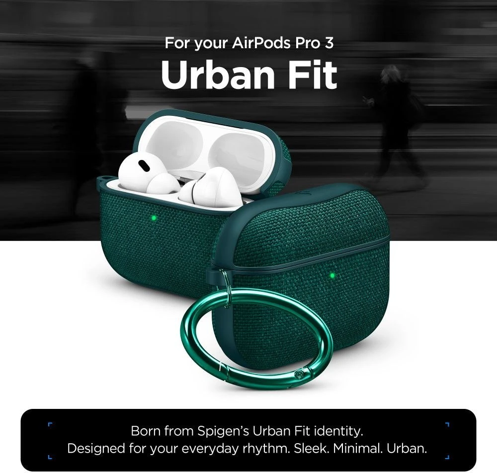 Spigen Urban Fit dėklas skirtas AirPods 3 – Žalias