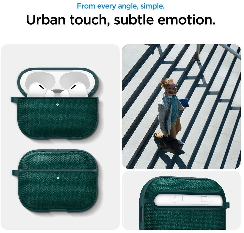Spigen Urban Fit dėklas skirtas AirPods 3 – Žalias