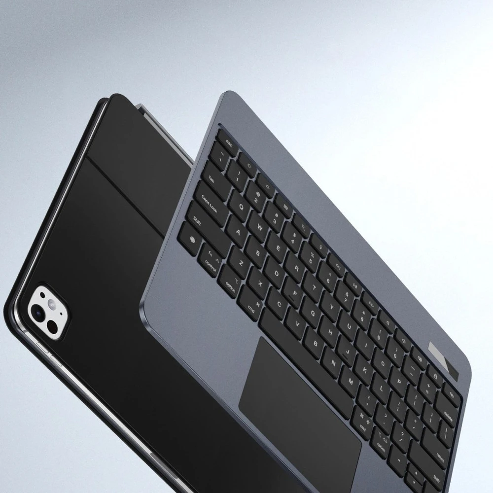 Dėklas su klaviatūra Dux Ducis (MK series) skirtas Apple iPad Pro 11″ (2024) – juodos spalvos