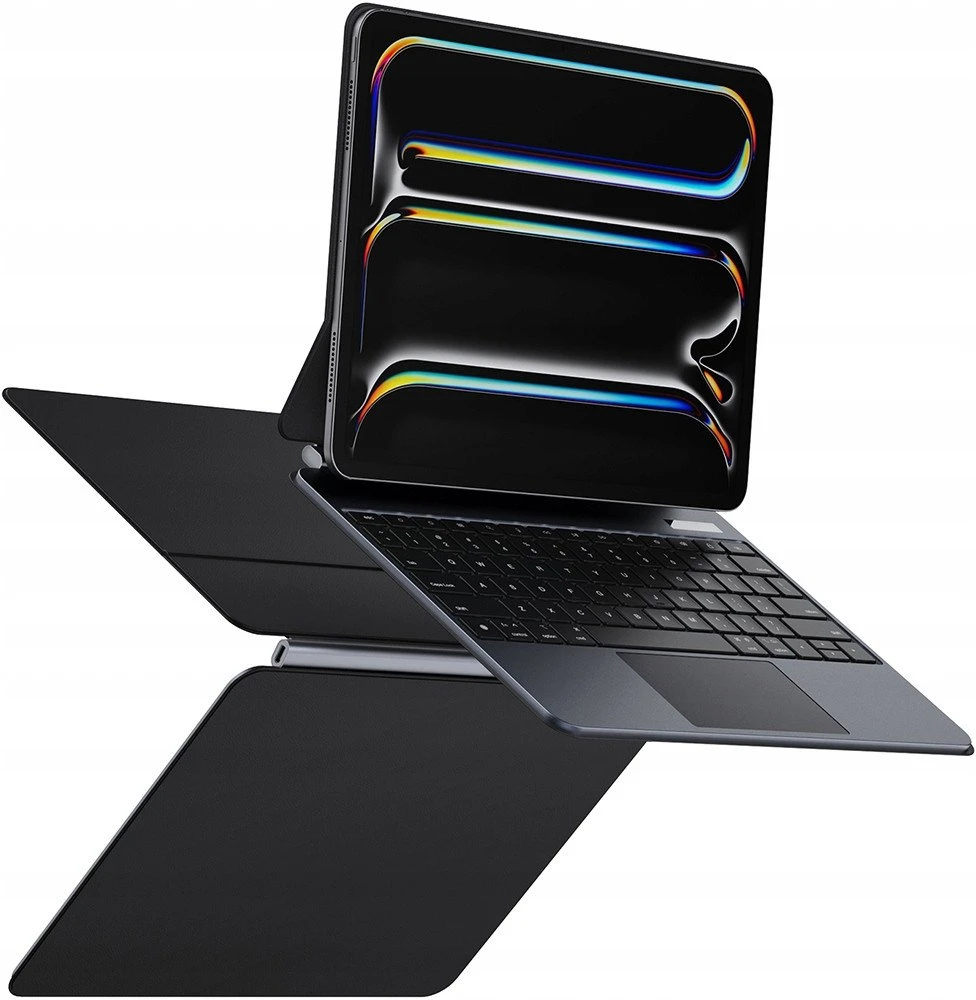 Dėklas su klaviatūra Dux Ducis (MK series) skirtas Apple iPad Pro 13″ (2024) – juodos spalvos
