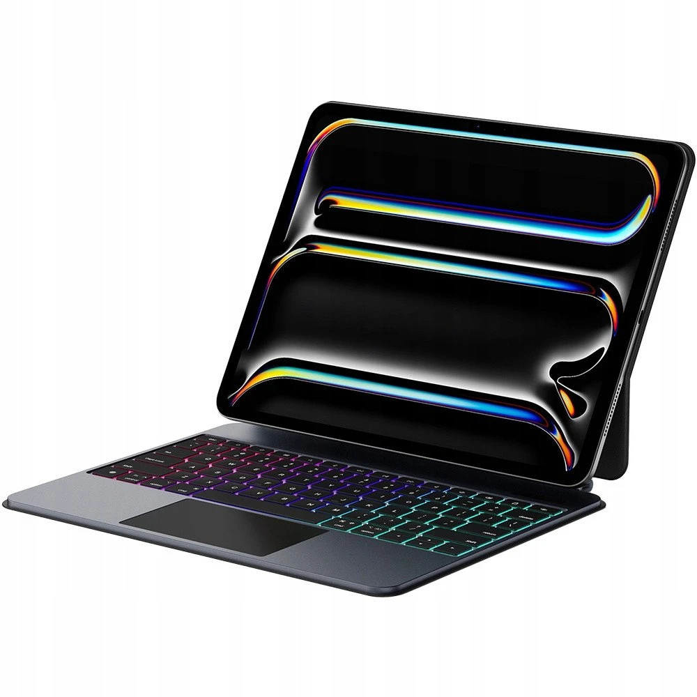 Dėklas su klaviatūra Dux Ducis (MK series) skirtas Apple iPad Pro 13″ (2024) – juodos spalvos
