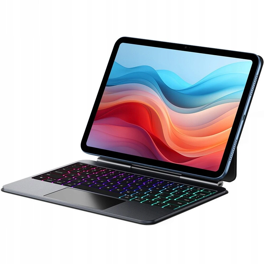 Dėklas su klaviatūra Dux Ducis (MK series) skirtas Apple iPad 10″ (2022) Apple iPad 11″ (2025) – juodos spalvos