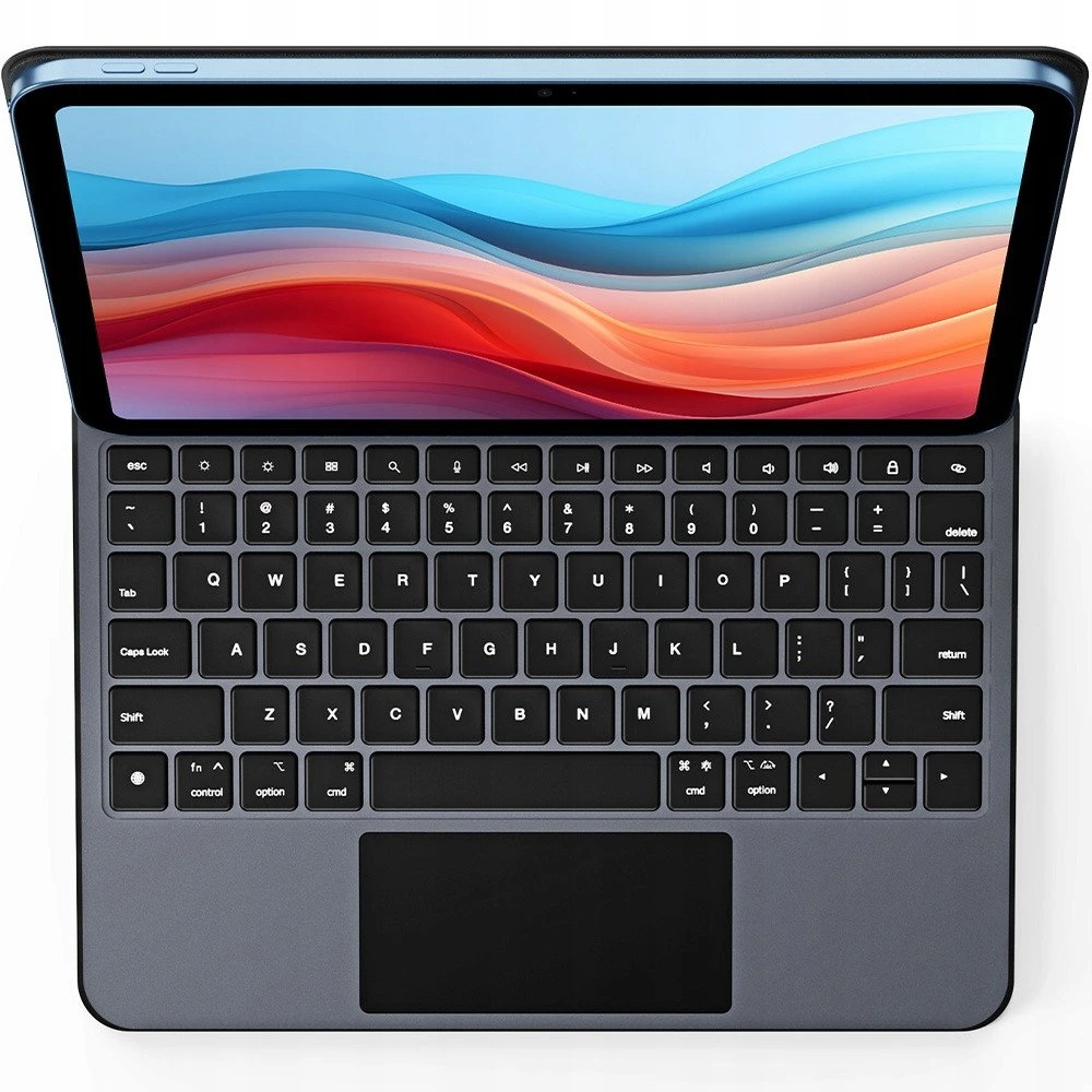 Dėklas su klaviatūra Dux Ducis (MK series) skirtas Apple iPad 10″ (2022) Apple iPad 11″ (2025) – juodos spalvos
