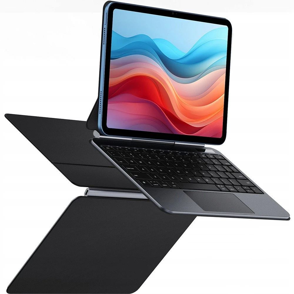 Dėklas su klaviatūra Dux Ducis (MK series) skirtas Apple iPad 10″ (2022) Apple iPad 11″ (2025) – juodos spalvos