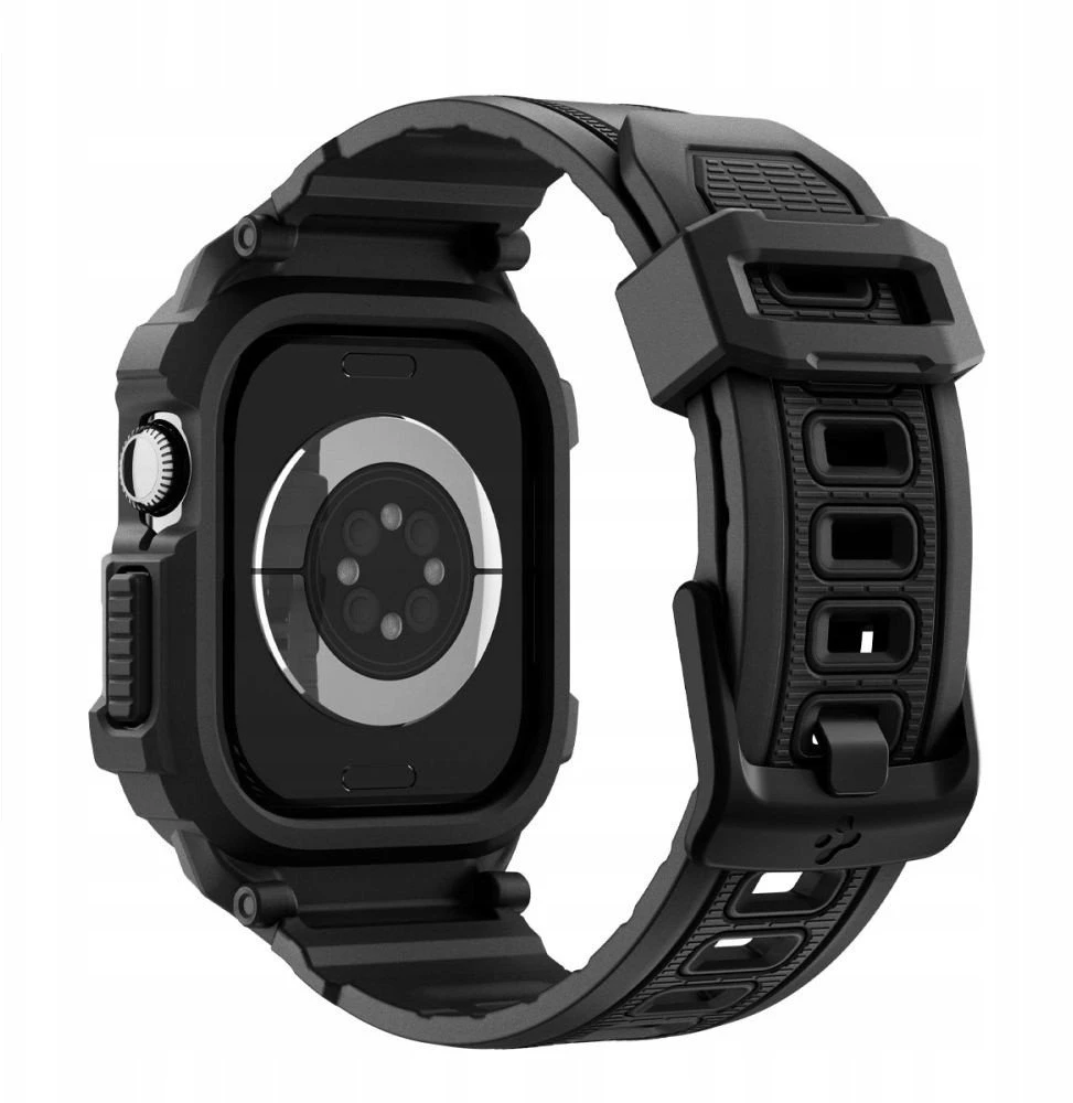 „Spigen Rugged Armor Pro 2“, matinis juodas - Apple Watch 11 42mm