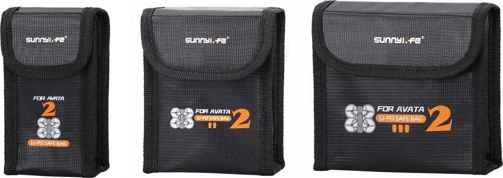 Dėklas SunnyLife Futerał Dėklas Dėklas Na 2x Akumuliatorius Do Drona Dji Avata 2 Ognioodporny / At2-dc782-2