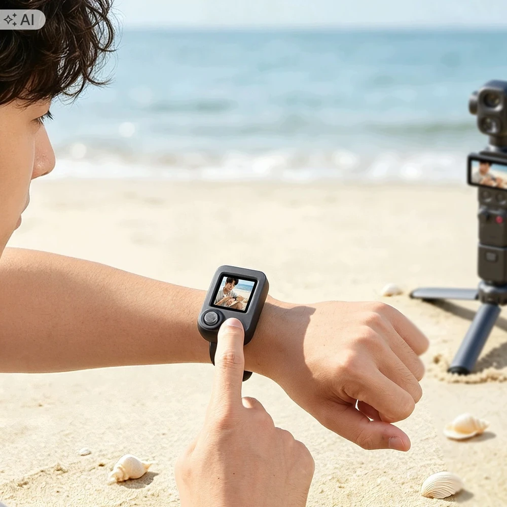 SunnyLife dėklas, futliaras, apyrankė, rankenos laikiklis, dirželis nuotolinio valdymo pultui Dji Osmo Pocket 4p / Mobile 8p / Op4-zd268-d (SB12395)