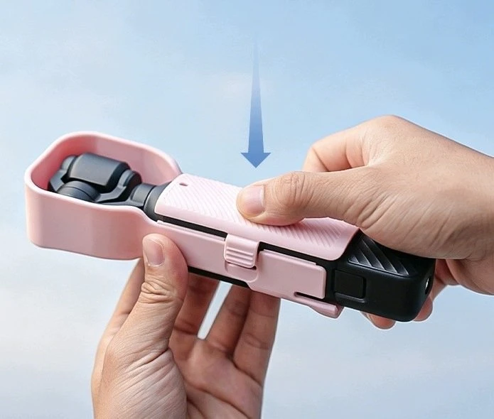 SunnyLife dėklas Dji Osmo Pocket 3 / 4 gimbalui apsauginis dangtelis / Op4-k160-p / rožinis (SB12354)