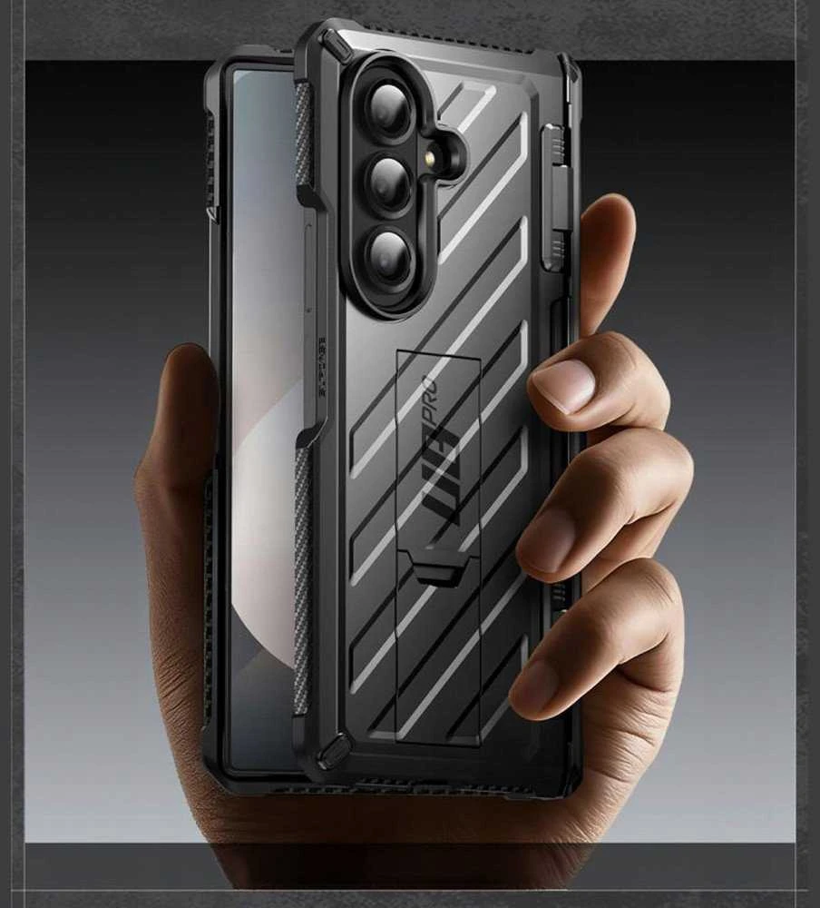 Supcase Unicorn Beetle Pro dėklas skirtas Samsung Galaxy Z Fold 7 – juodos spalvos