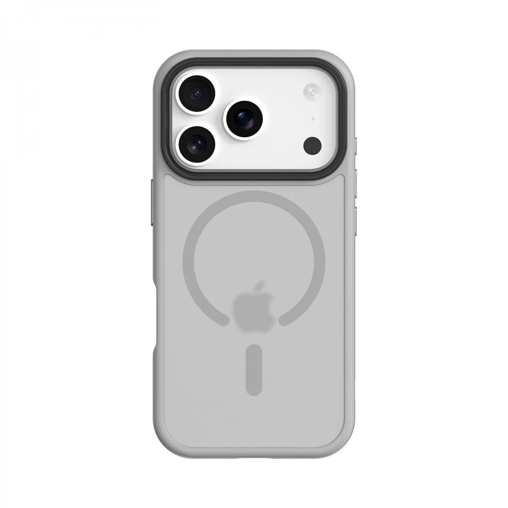Tactical MagForce Hyperstealth dėklas skirtas Apple iPhone 17 Pro šviesiai pilkos spalvos