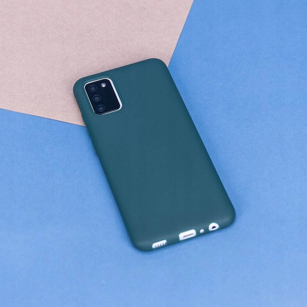 iLike Telforceone Matt TPU dėklas Samsung Galaxy A14 4G / A14 5G miško žalias