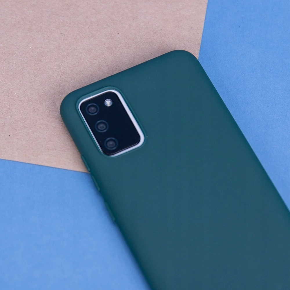 iLike Telforceone Matt TPU dėklas Samsung Galaxy A14 4G / A14 5G miško žalias