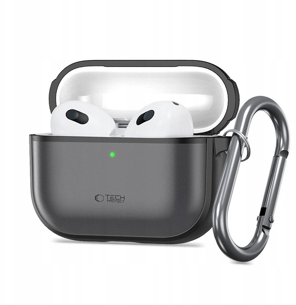Tech-Protect Silikoninis dėklas for AirPods Pro 3 - Matte Juodas