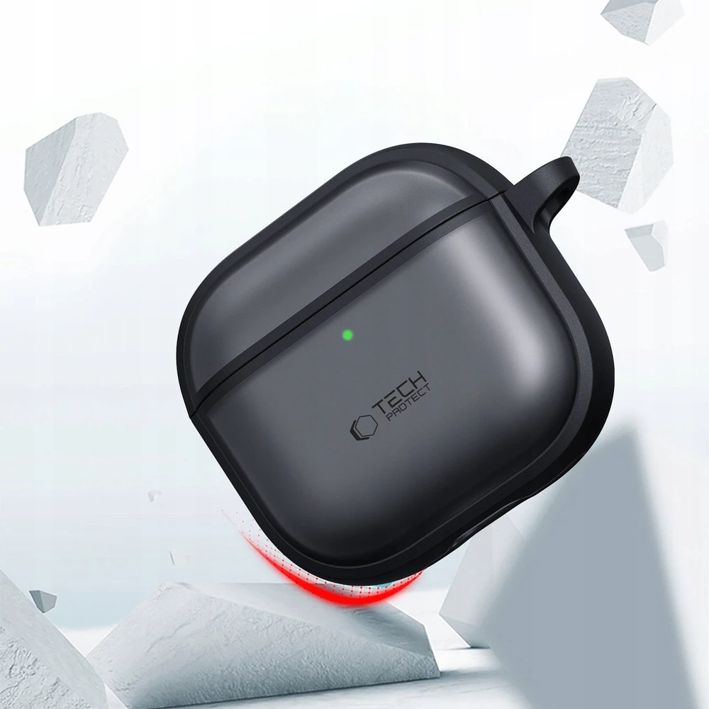 Tech-Protect Silikoninis dėklas for AirPods Pro 3 - Matte Juodas