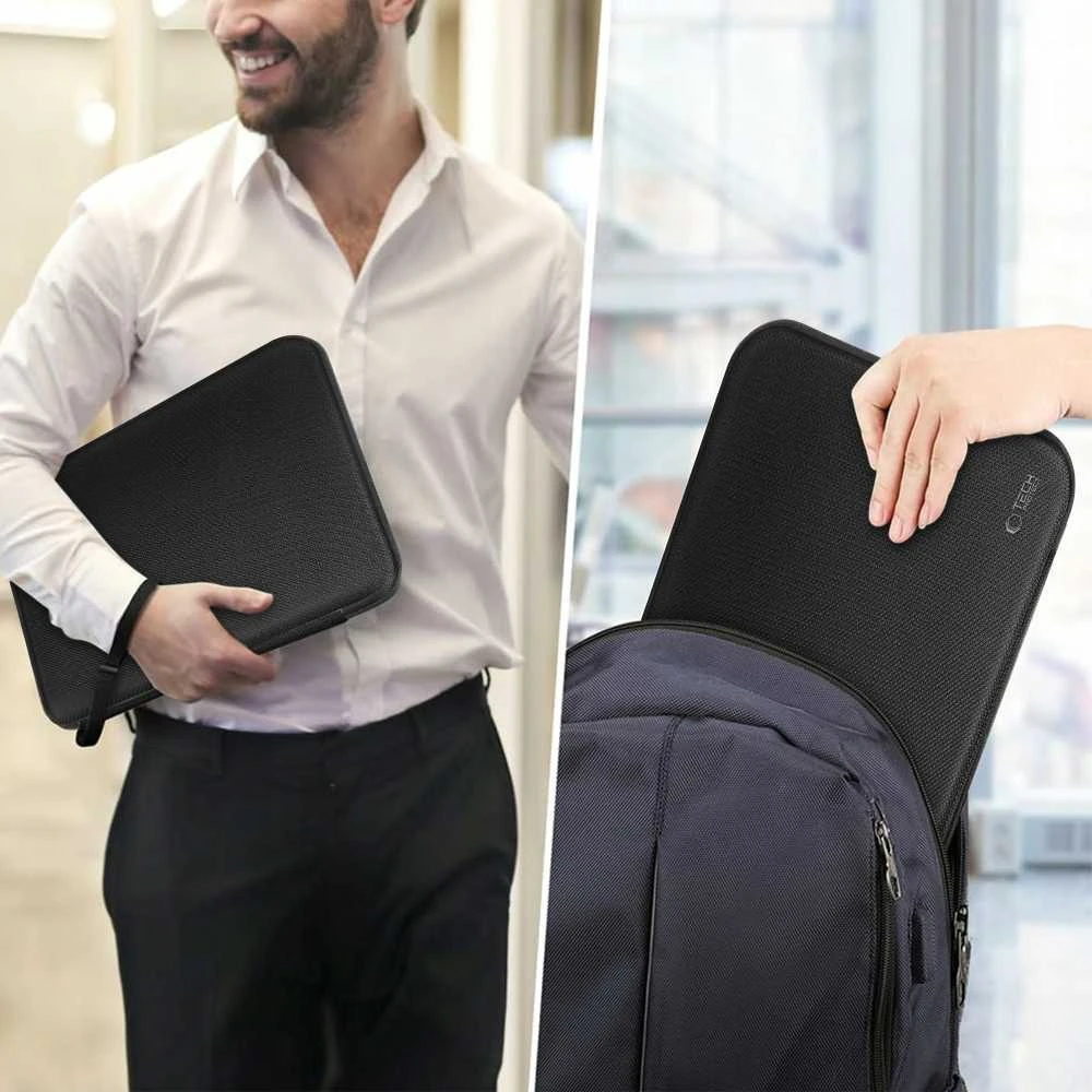 Tech-Protect Hardpouch Nešiojamas kompiuteris Case 13-14 - Juodas
