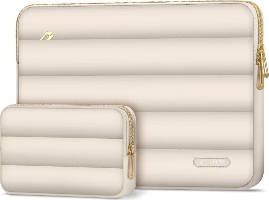 Nešiojamo kompiuterio dėklas 13″ – 14″ Tech-Protect Puffy sand