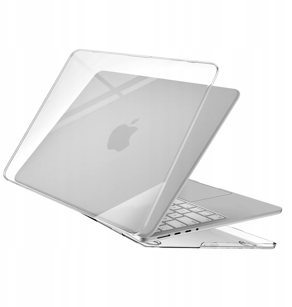 „Tech-Protect“ minkštas dėklas „MacBook Pro 16“ (2021 / 2023 / 2024 / 2025 / 2026) – permatomas