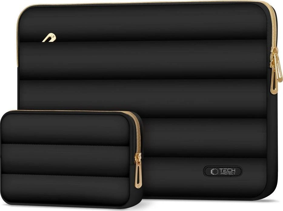 Nešiojamo kompiuterio dėklas 15″ – 16″ Tech-Protect Puffy juodas