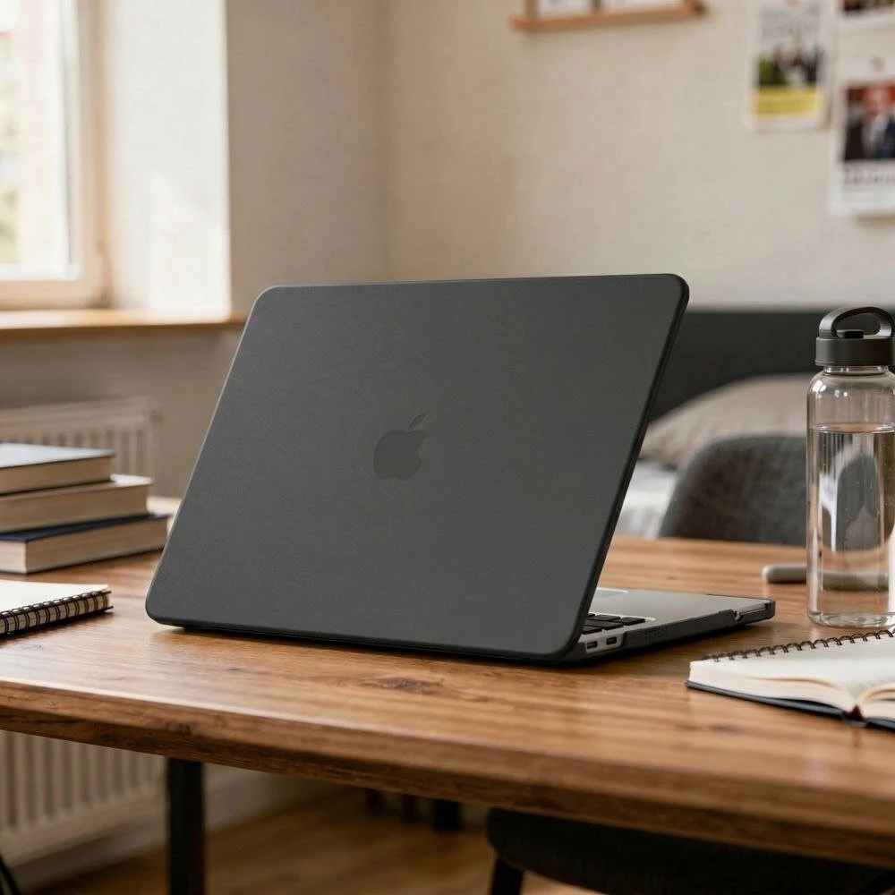 Dėklas Tech-Protect SMARTSHELL MACBOOK NEO 13 2026 MATINIS Juodas