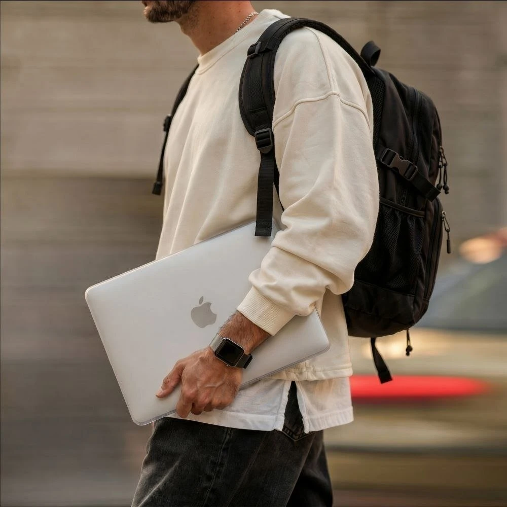 „Tech-Protect SmartShell“ dėklas Apple MacBook NEO 13" 2026, matinis skaidrus