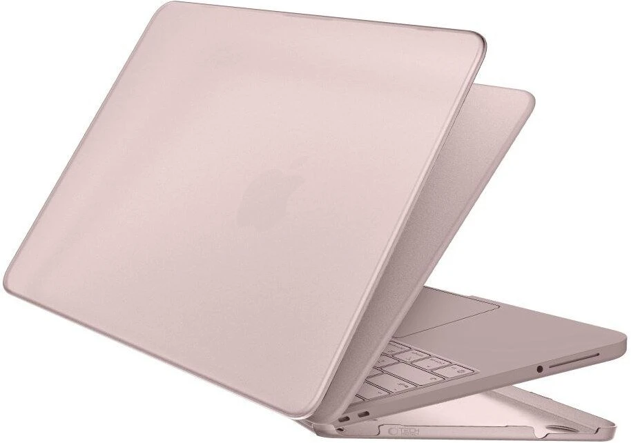 „Tech-Protect SoftShell“ dėklas Apple MacBook NEO 13" 2026, matinis, rausvas