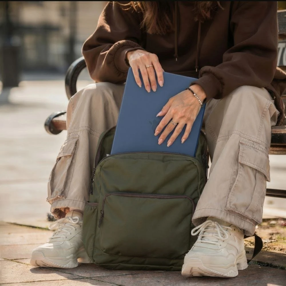 „Tech-Protect SoftShell“ dėklas Apple MacBook NEO 13" 2026, matinis, rudas