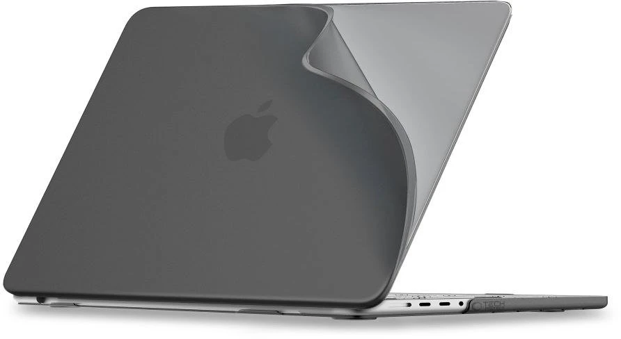 Tech-Protect SoftShell Apple MacBook PRO 14 M1-M5 PRO / M5 PRO MAX 2021-2026 MATINIS juodos spalvos