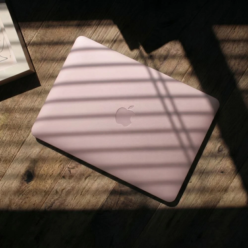 „Tech-Protect SoftShell“ dėklas Apple MacBook NEO 13" 2026, matinis, rausvas
