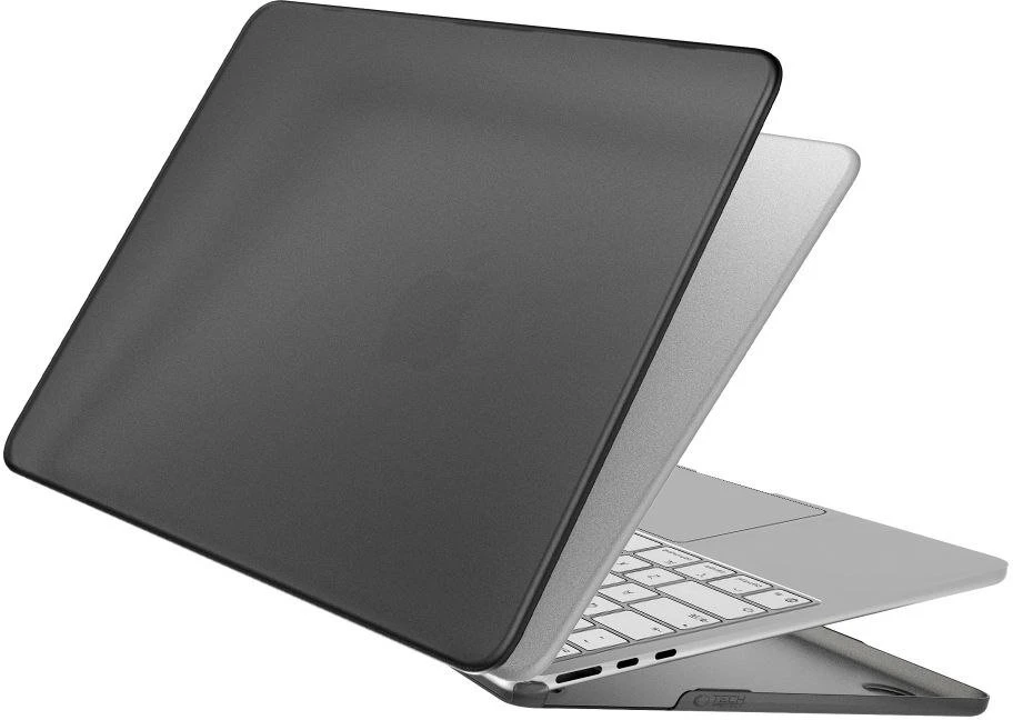 Tech-Protect SoftShell Apple MacBook AIR 13 M2-M5 2023-2026 MATINIS juodos spalvos
