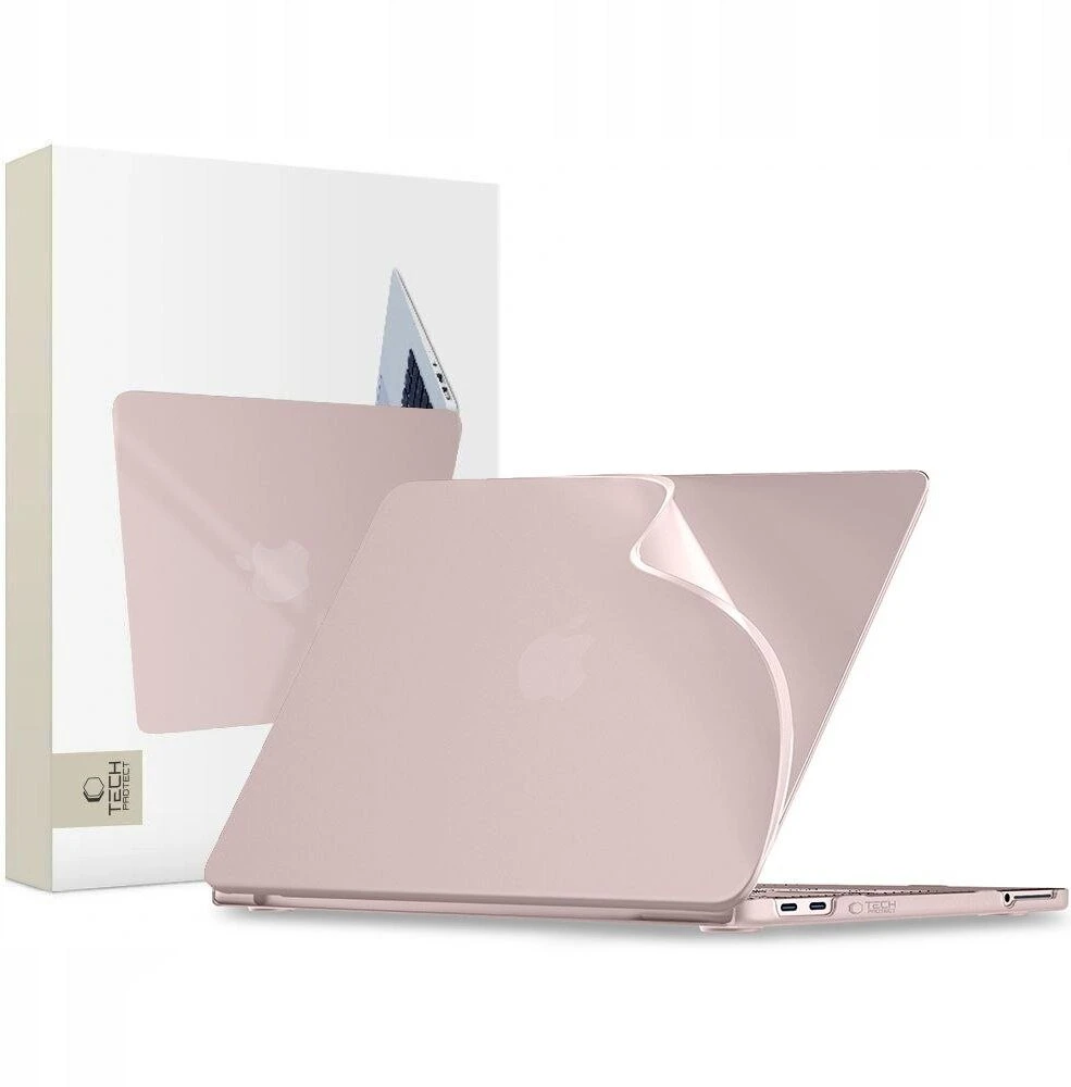 „Tech-Protect SoftShell“ dėklas Apple MacBook NEO 13" 2026, matinis, rausvas