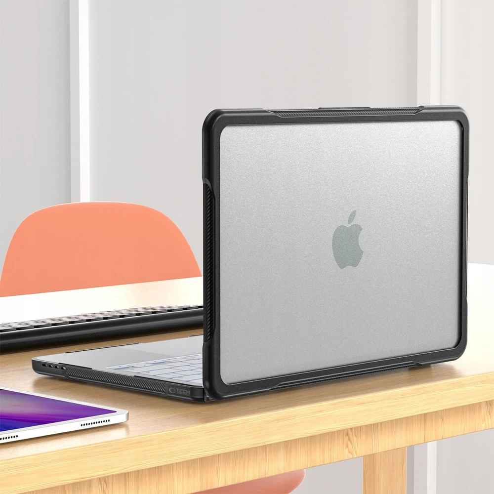 Tech-Protect VELAR MacBook NEO 13 2026 juodos spalvos/matinis skaidrus