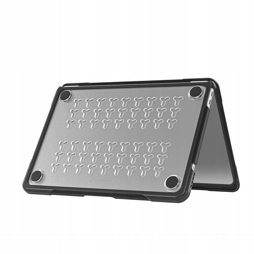 Tech-Protect VELAR MacBook NEO 13 2026 juodos spalvos/matinis skaidrus