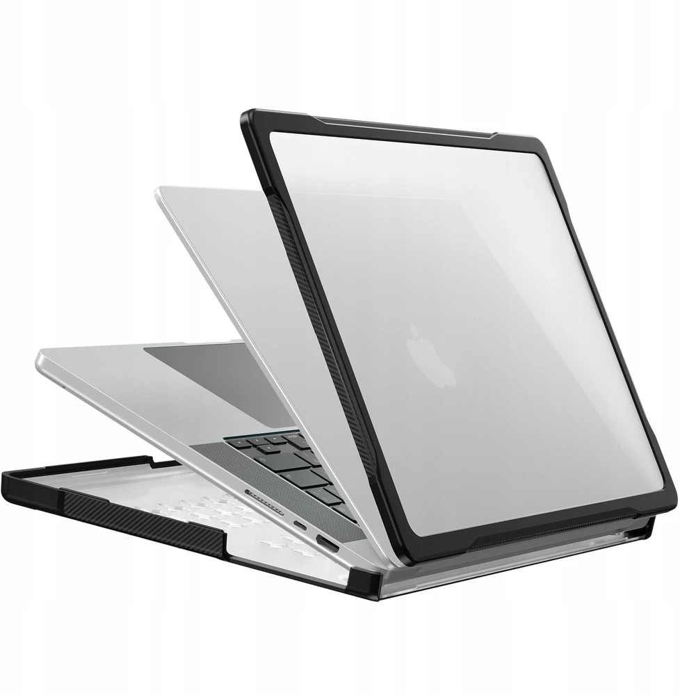 Tech-Protect Velar MacBook Pro 14 M1-M5 Pro / M5 Pro Max 2021-2026 juodas/matte clear