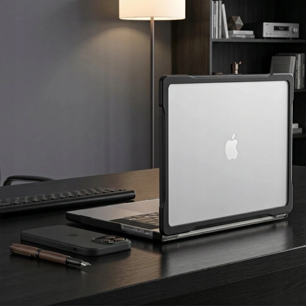 Tech-Protect Velar MacBook Pro 16 M1-M5 / M5 Pro / M5 Pro Max 2021-2026 juodas/matte clear