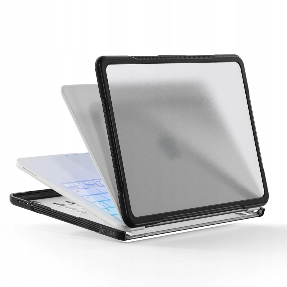 Tech-Protect VELAR MacBook NEO 13 2026 juodos spalvos/matinis skaidrus