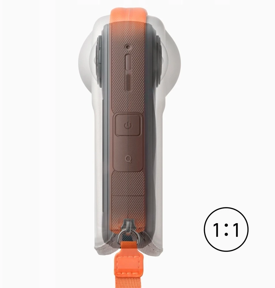 „Telesin“ kietas dėklas „Eva“, skirtas „Insta360 X5 / X4 / X4 Air / / S6-prc-30sr-tis“ / pilkas (SB11910)