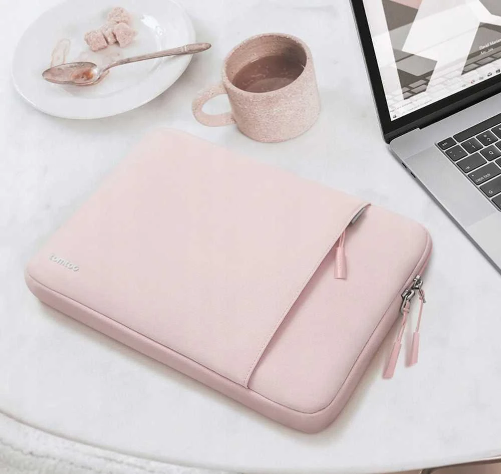 Tomtoc 14" Defender-A13 laptop case (pink)