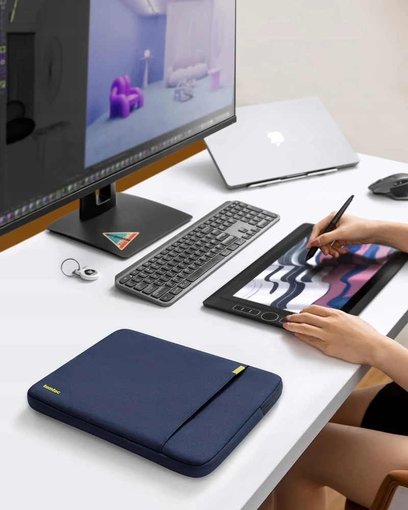 Dėklas Tomtoc tomtoc Sleeve - 14'' MacBook Pro, Dark Mėlyna