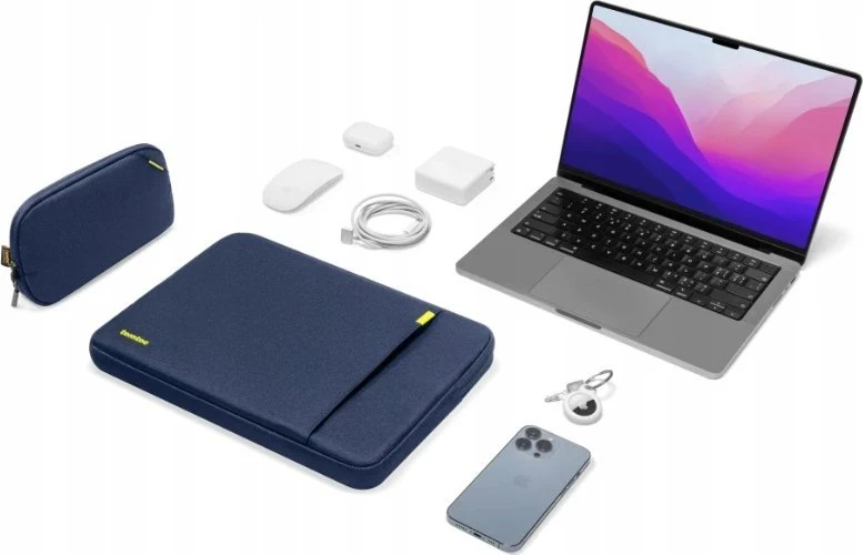 „tomtoc“ dėklų rinkinys – 13 colių „MacBook Pro“ / „Air“, tamsiai mėlynas