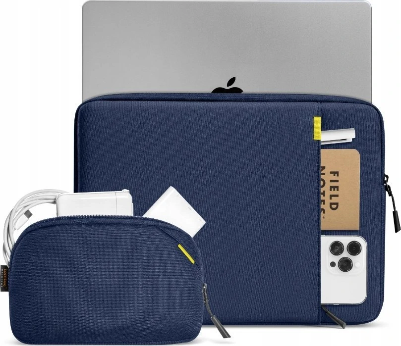 „tomtoc“ dėklų rinkinys – 13 colių „MacBook Pro“ / „Air“, tamsiai mėlynas
