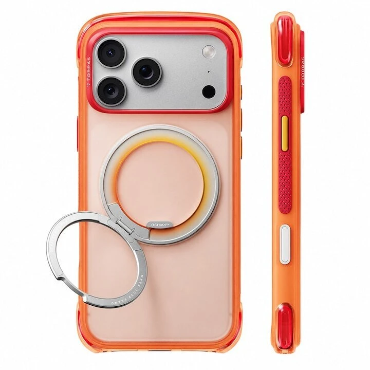 Dėklas Cases And Covers Torras O3 Air Core, prism coral – iPhone 18 Pro Max