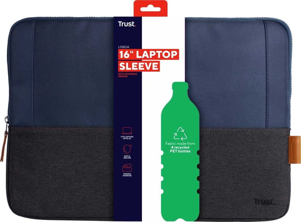 Trust Computer Products „Trust Lisboa“, įmautės formos dėklas, 40,6 cm (16 colių), 208 g
