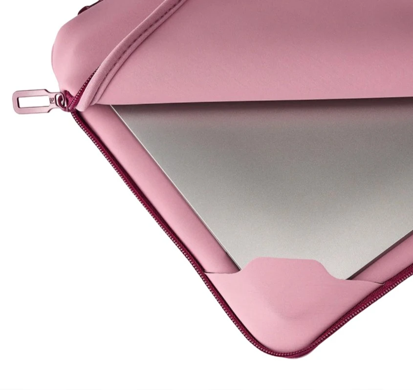 Tucano Colore Sleeve krepšys kompiuteriui 17“/18” for 17“/18” laptops pink
