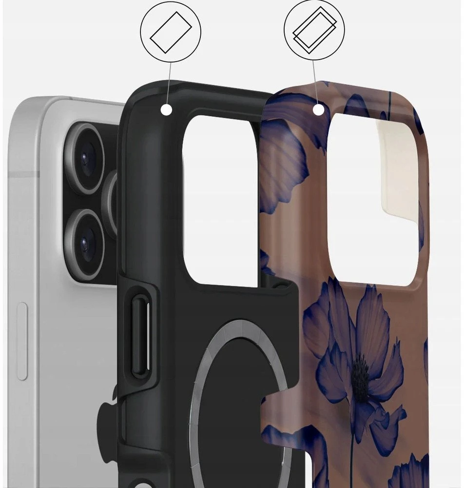Burga Tough Magsafe dėklas, Velvet Night – iPhone 17 Pro