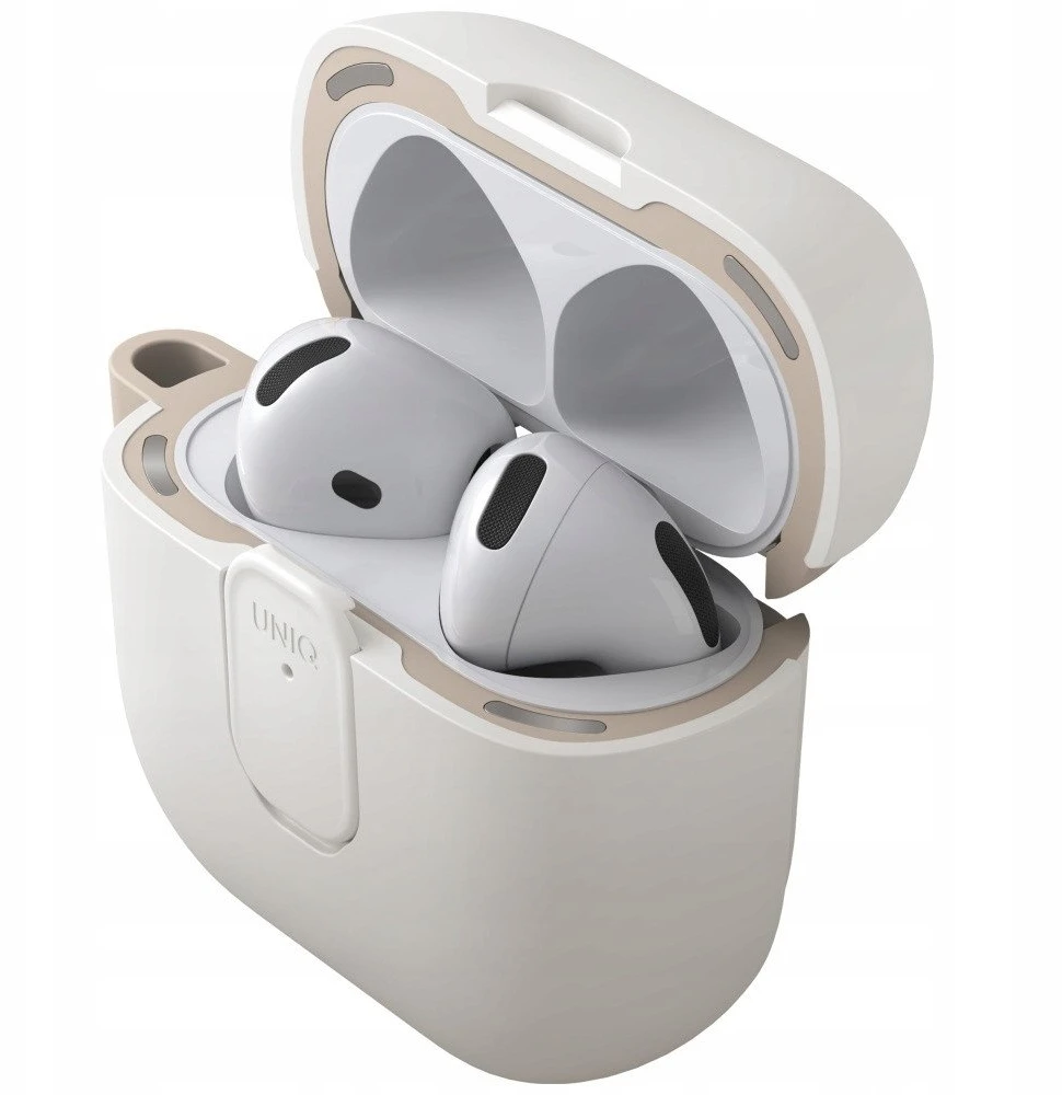 Dėklas UNIQ Clyde for AirPods 4 Lock Dėklas beige