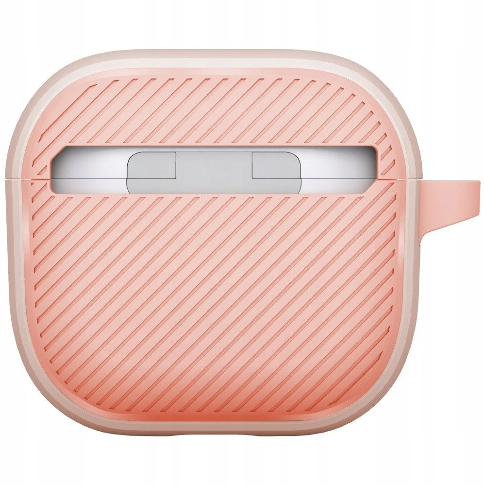 Dėklas UNIQ Clyde skirtas AirPods 4 Lock Dėklas rožinės spalvos