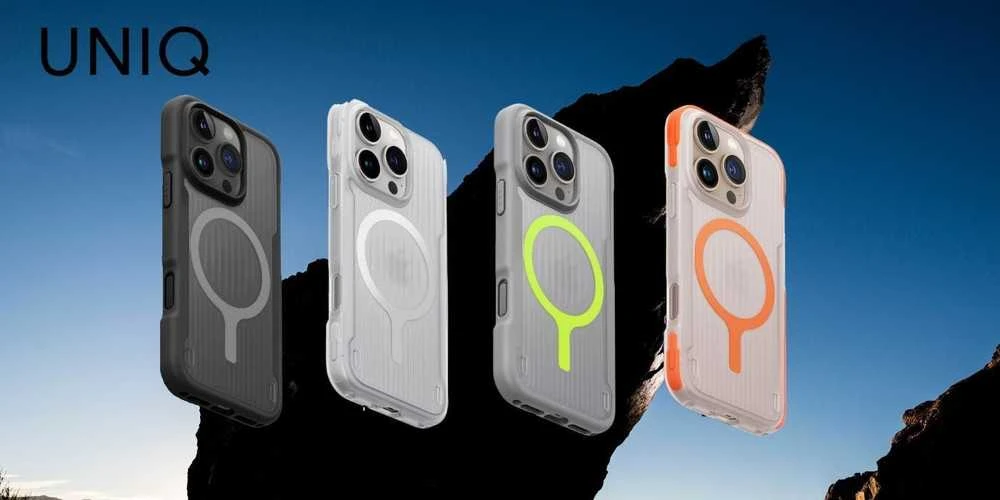 Uniq Combat Active Magclick įkrovimo dėklas, skirtas iPhone 16 Pro - Baltas