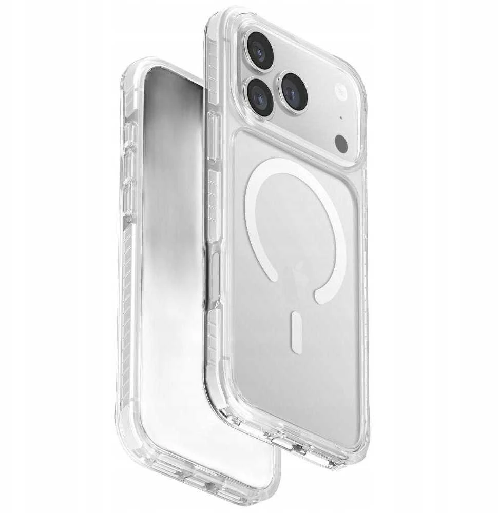 UNIQ Combat Dėklas Apple iPhone 17 Pro Max Magclick Charging baltos spalvos
