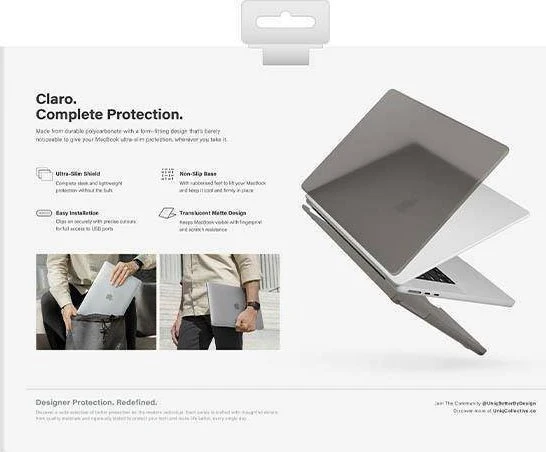 UNIQ priedas Claro MacBook Air 13 (2022) sm